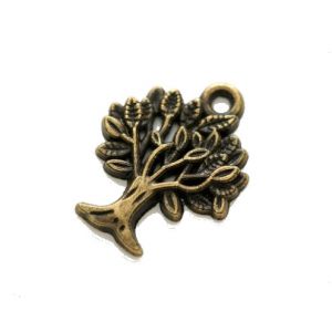 Zawieszka metalowa Charms ScrapBerry's Drzewo, 17mm